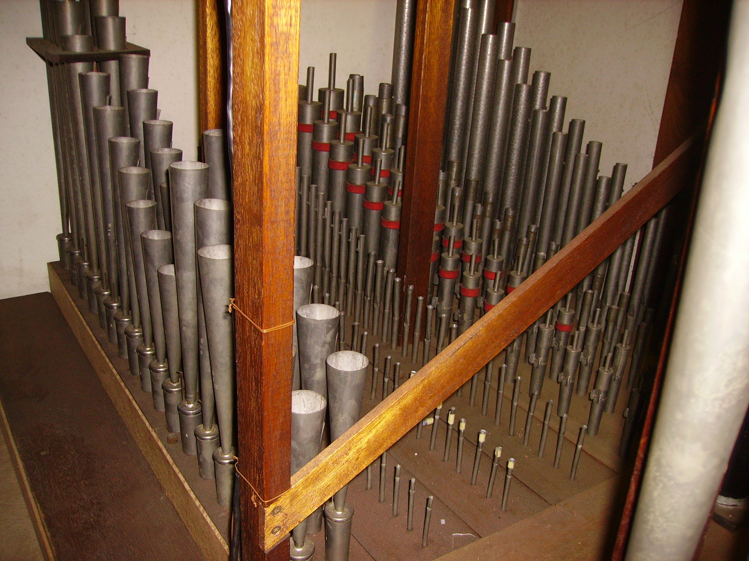 Binnenin het orgel